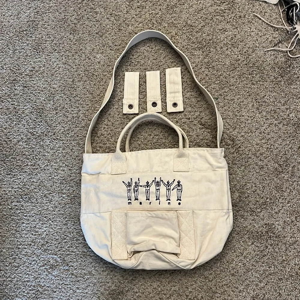 Marines Calisthenics Canvas Tote Bag